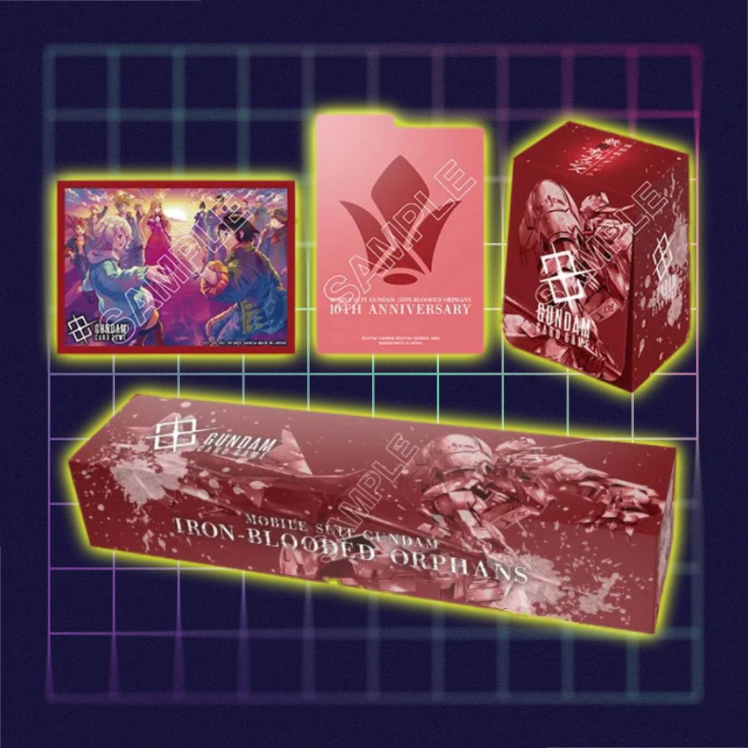 Gundam Card Game PB02 IRON-BLOODED ORPHANS Premium Accessory Set - Englisch