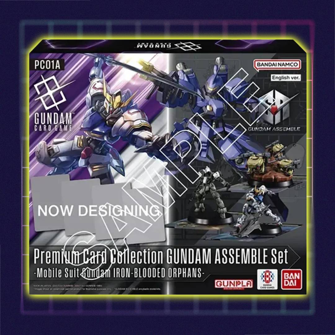 Gundam Card Game PC01A Premium Card Collection Gundam Assemble Set Mobile Suit Gundam Iron-Blooded Orphans - Englisch