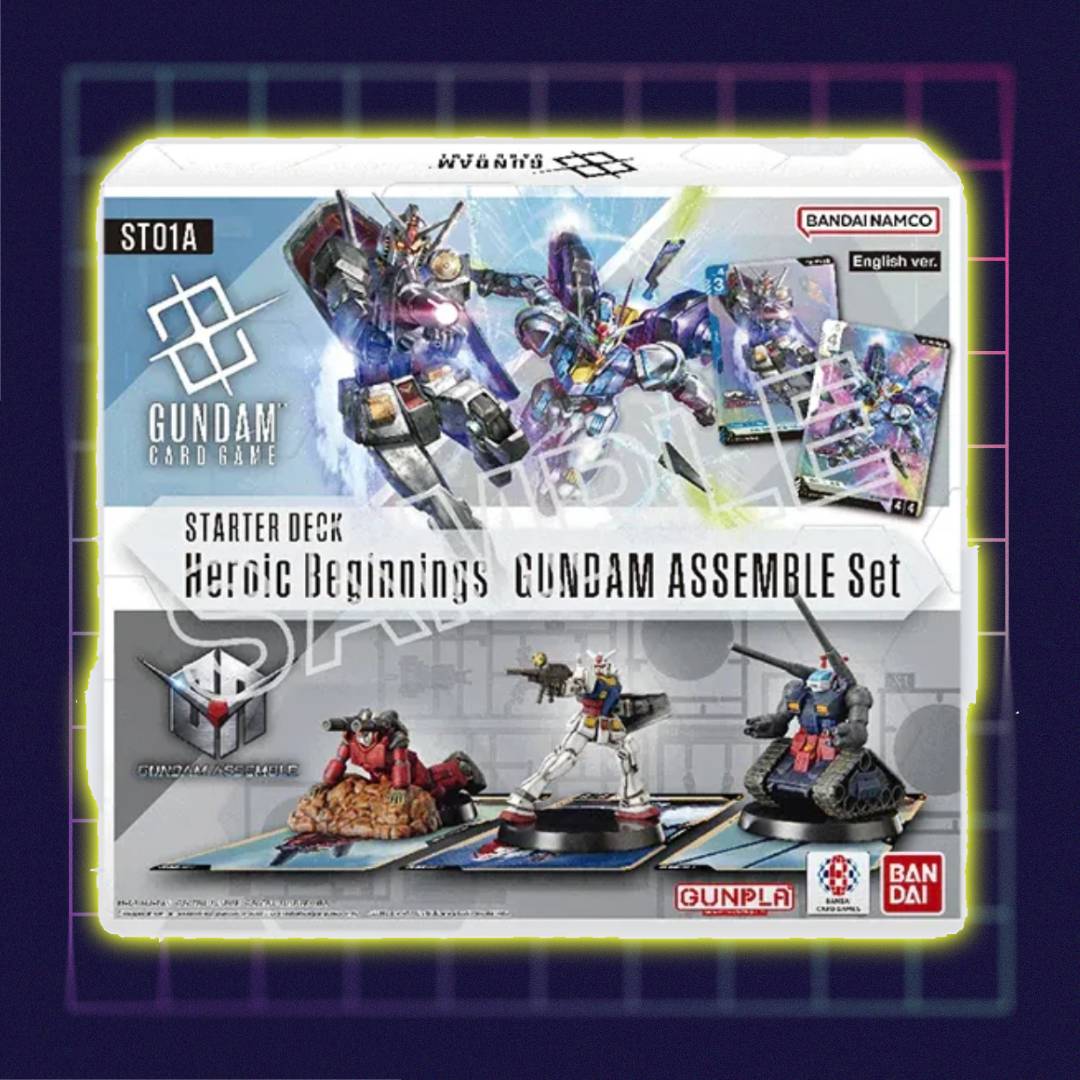 Gundam Card Game ST01A Starter Deck Heroic Beginnings Assemble Set - Englisch