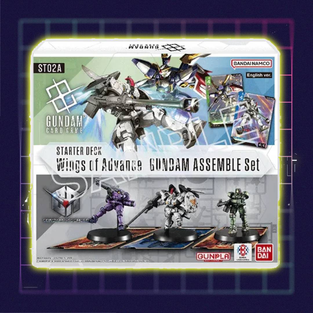 Gundam Card Game ST02A Starter Deck Wings of Advance Assemble Set - Englisch