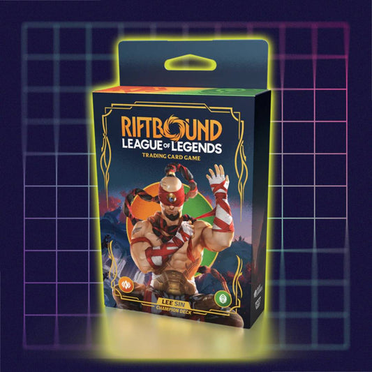 Riftbound: League of Legends TCG Origins Champion Deck Lee Sin - Englisch