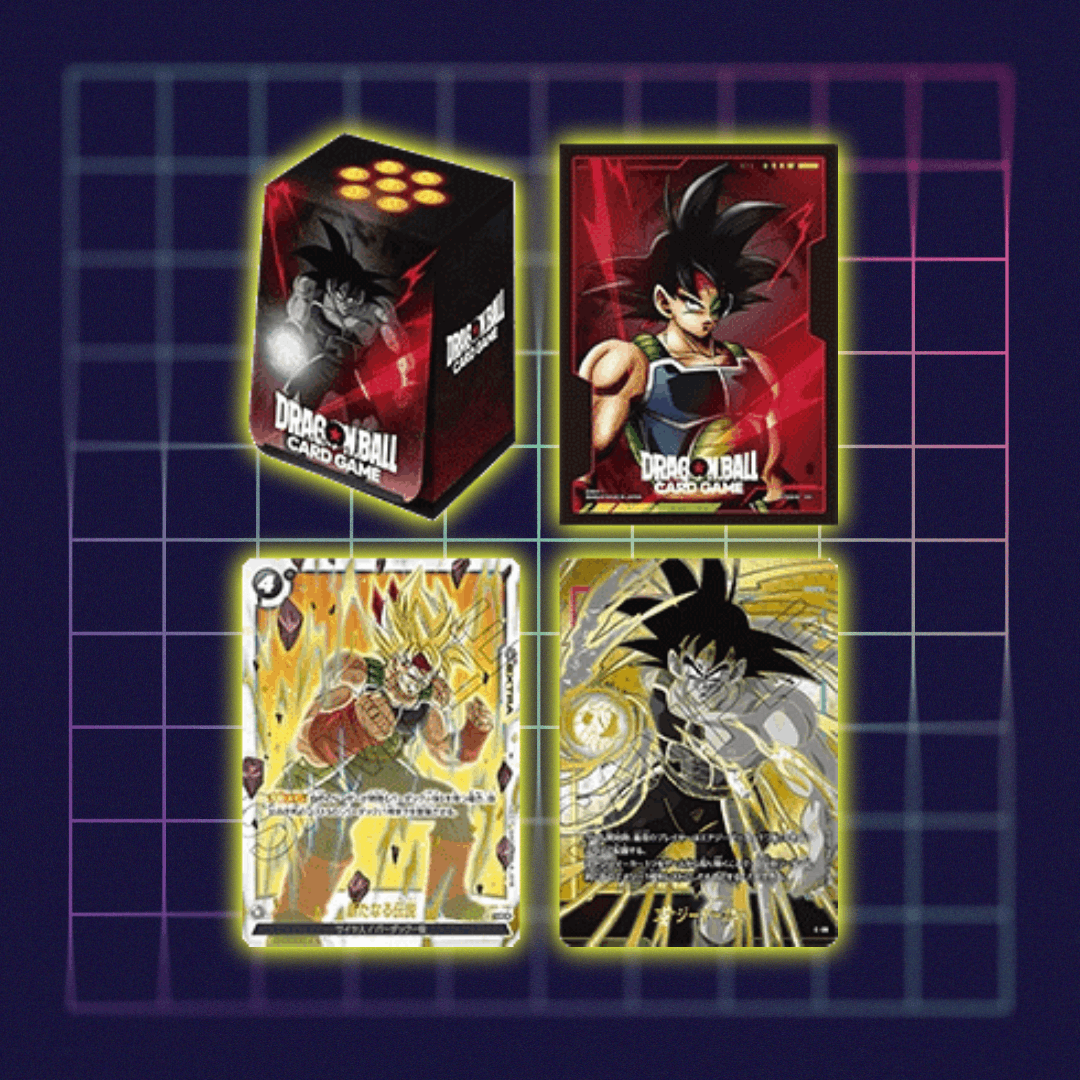 Dragon Ball Super Fusion World Case & Card Sleeves Set 01 Bardock - Englisch