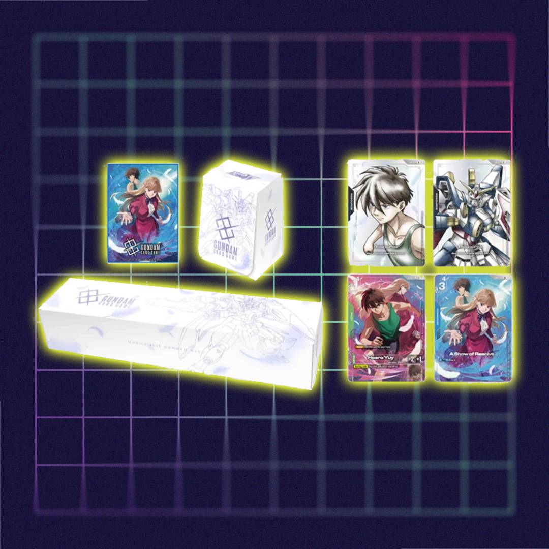 Gundam Card Game PB01 Premium Accessory Set Mobile Suit Gundam Wing - Englisch