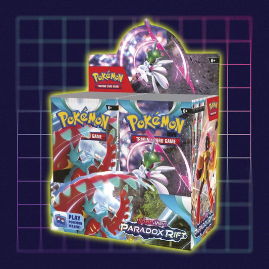 Pokémon SV 4.0 Karmesin & Purpur Paradoxrift Display - Englisch