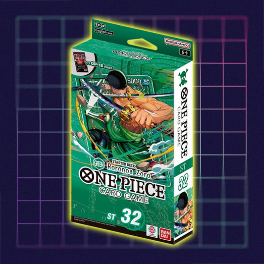 One Piece Card Game ST32 Starter Deck Roronoa Zoro - Englisch - max 2 per Person