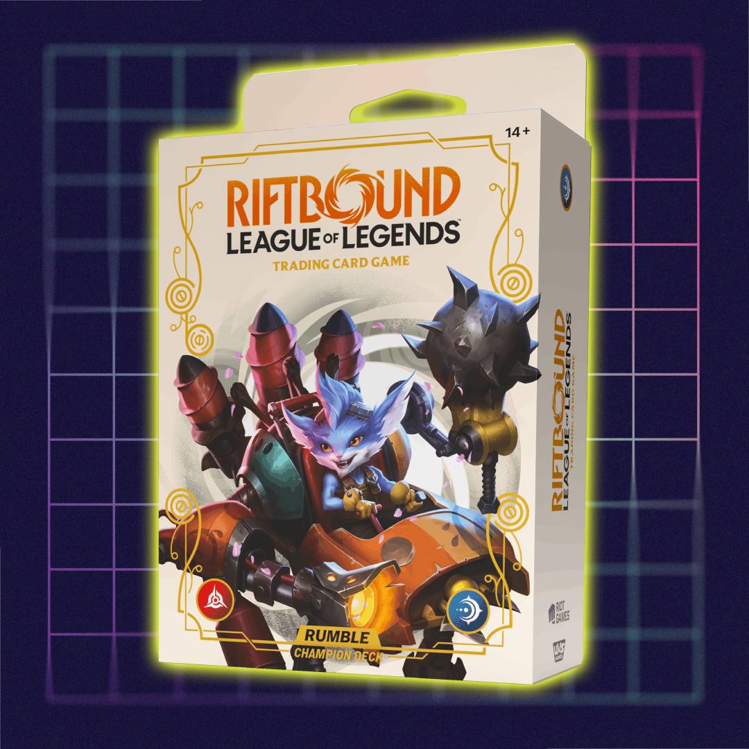 Riftbound League of Legends TCG Spiritforged Champion Deck Rumble - Englisch - Max 2 pro Person